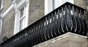 cast iron balcony London